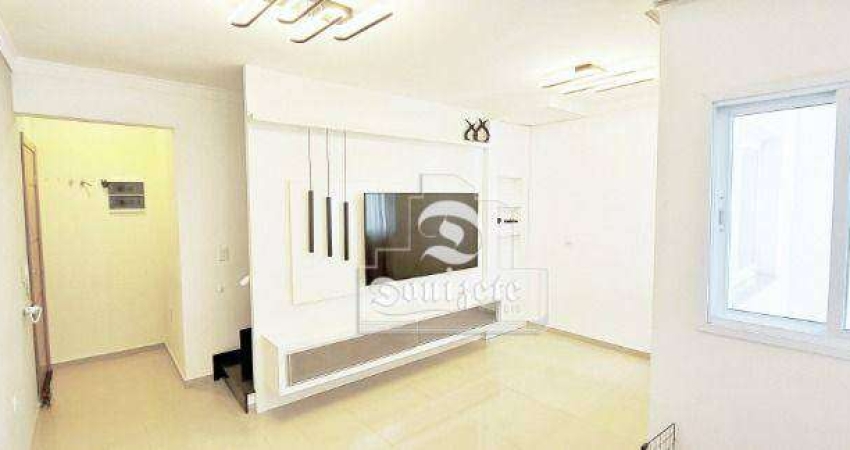 Cobertura com 2 dormitórios à venda, 120 m² por R$ 650.000,00 - Jardim Bom Pastor - Santo André/SP