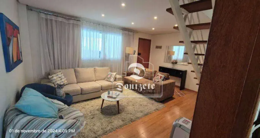 Sobrado com 3 dormitórios à venda, 133 m² por R$ 869.999,99 - Vila Homero Thon - Santo André/SP