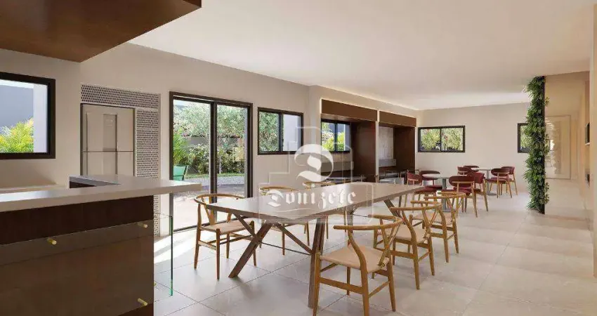 Apartamento com 3 dormitórios à venda, 106 m² por R$ 1.272.000,00 - Vila Assunção - Santo André/SP