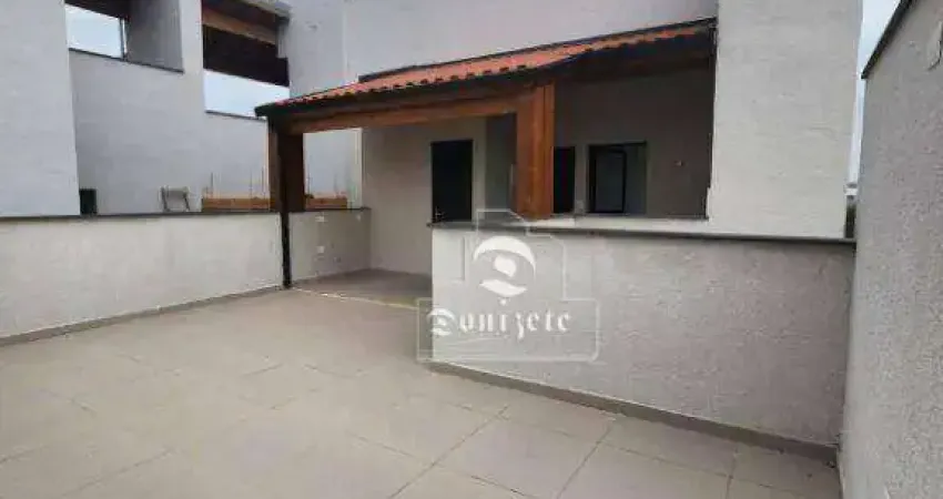 Cobertura com 2 dormitórios, 86 m² - venda por R$ 600.000,00 ou aluguel por R$ 2.830,00/mês - Vila Scarpelli - Santo André/SP