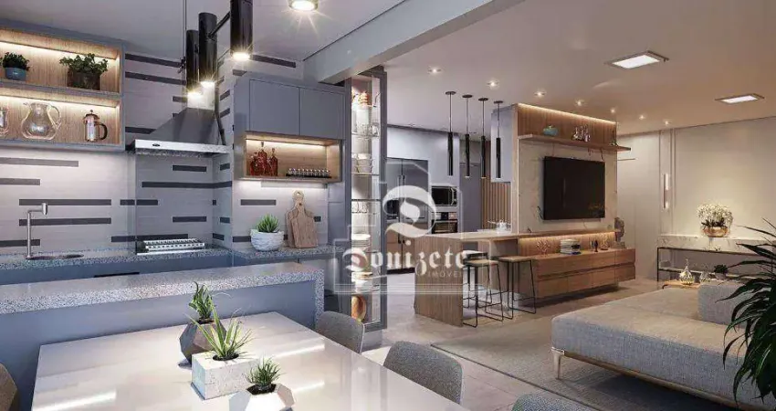 Apartamento com 3 dormitórios à venda, 127 m² por R$ 1.370.000,00 - Jardim Bela Vista - Santo André/SP