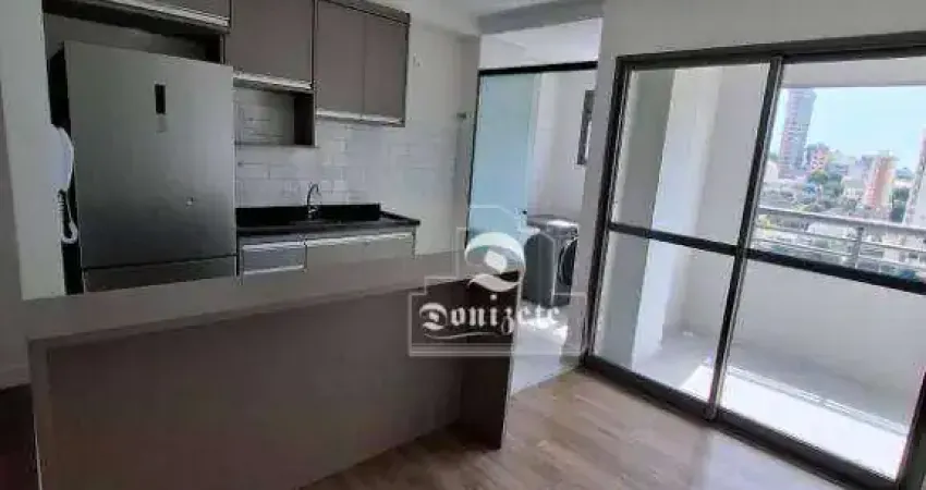Apartamento com 2 dormitórios para alugar, 59 m² por R$ 3.190,01/mês - Bangu - Santo André/SP