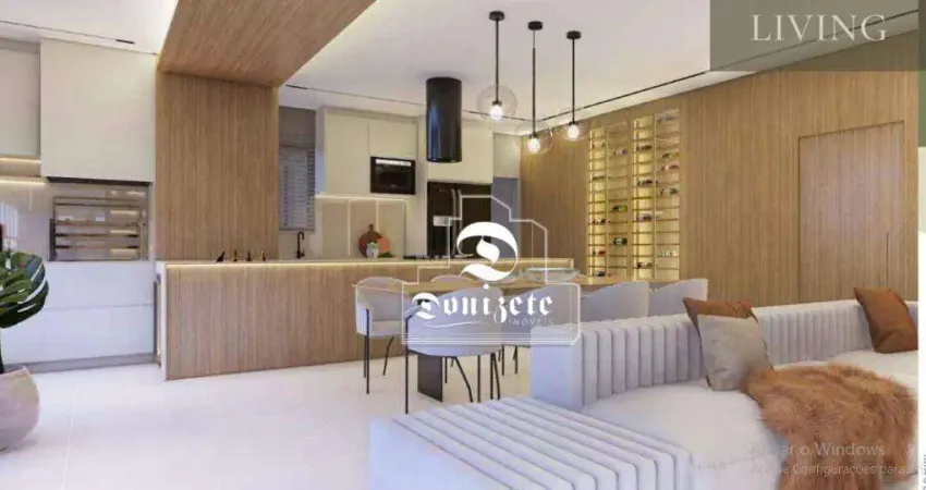 Apartamento com 3 dormitórios à venda, 130 m² por R$ 1.590.000,00 - Campestre - Santo André/SP