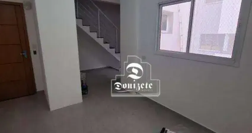 Cobertura com 2 dormitórios para alugar, 110 m² por R$ 3.150,00/mês - Vila Assunção - Santo André/SP