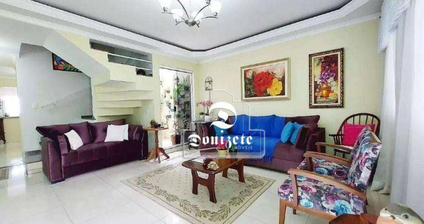 Sobrado com 3 dormitórios à venda, 224 m² por R$ 1.150.000,00 - Parque Jaçatuba - Santo André/SP