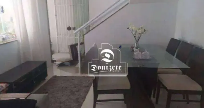 Sobrado com 3 dormitórios à venda, 162 m² por R$ 825.999,90 - Vila Valparaíso - Santo André/SP