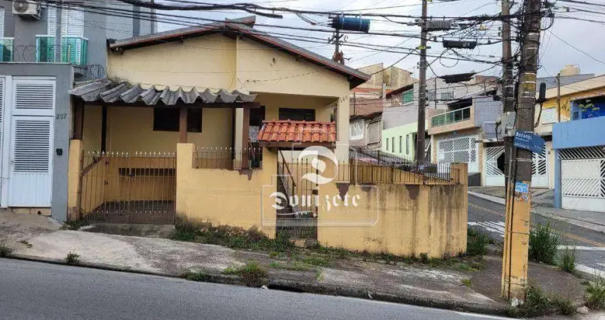 Terreno à venda, 318 m² por R$ 775.000,00 - Vila Pires - Santo André/SP