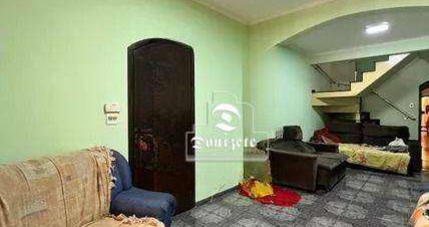 Sobrado com 3 dormitórios à venda, 203 m² por R$ 640.000,00 - Vila Humaitá - Santo André/SP