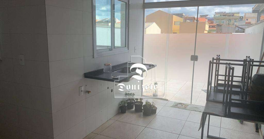 Cobertura com 2 dormitórios à venda, 82 m² por R$ 420.000,00 - Parque das Nações - Santo André/SP