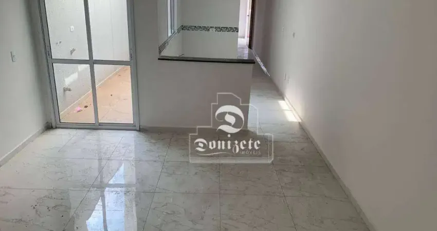 Apartamento com 2 dormitórios à venda, 57 m² por R$ 350.000,00 - Utinga - Santo André/SP