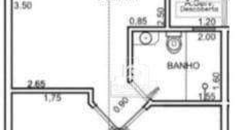 Apartamento com 2 dormitórios à venda, 43 m² por R$ 329.000,00 - Vila Scarpelli - Santo André/SP