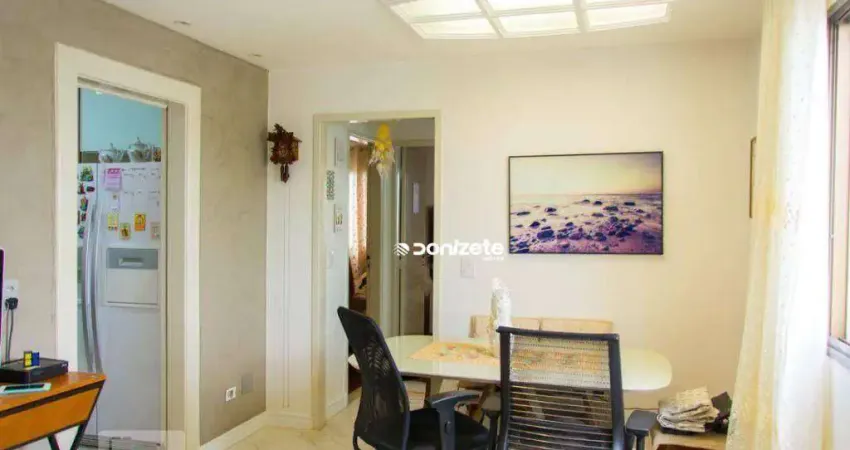 Apartamento com 2 dormitórios à venda, 70 m² por r$ 365.000,00 - vila valparaíso - santo andré/sp