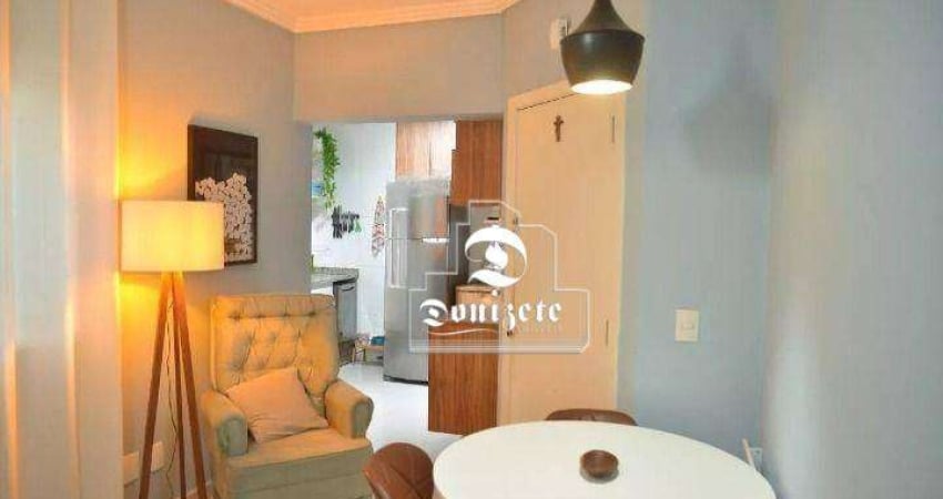 Apartamento com 2 dormitórios à venda, 50 m² por R$ 339.000,00 - Jardim - Santo André/SP