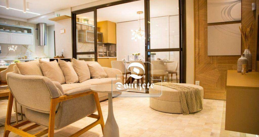 Apartamento com 3 dormitórios à venda, 117 m² por R$ 1.469.400,00 - Vila Assunção - Santo André/SP