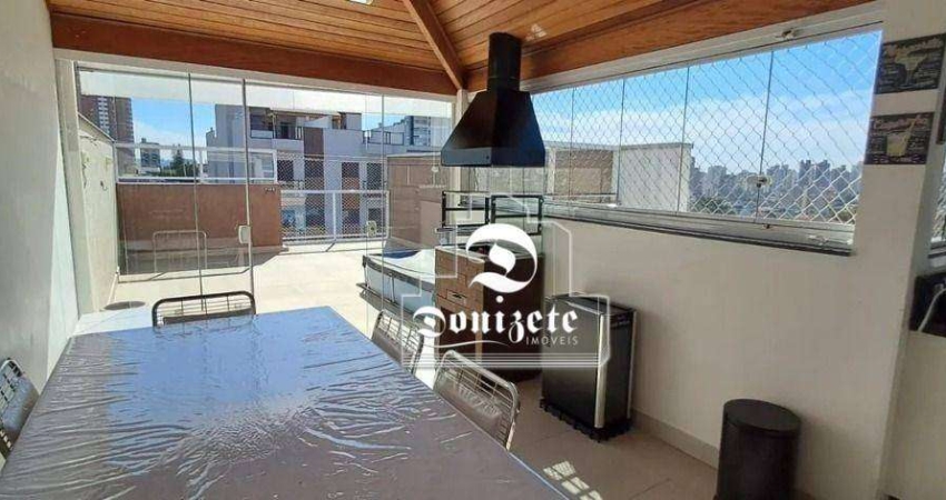 Cobertura com 2 dormitórios à venda, 110 m² por R$ 720.000,00 - Campestre - Santo André/SP