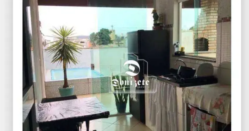 Cobertura com 2 dormitórios à venda, 80 m² por R$ 399.900,00 - Vila Pires - Santo André/SP