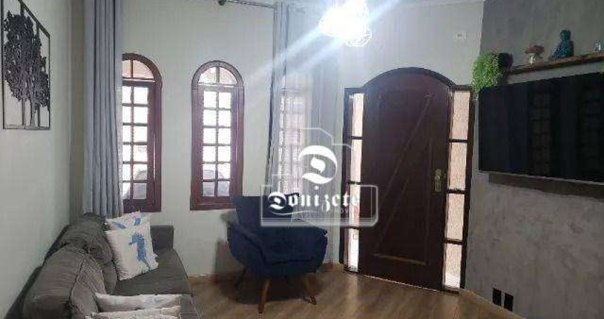 Sobrado com 3 dormitórios à venda, 170 m² por R$ 690.000,00 - Vila Curuçá - Santo André/SP