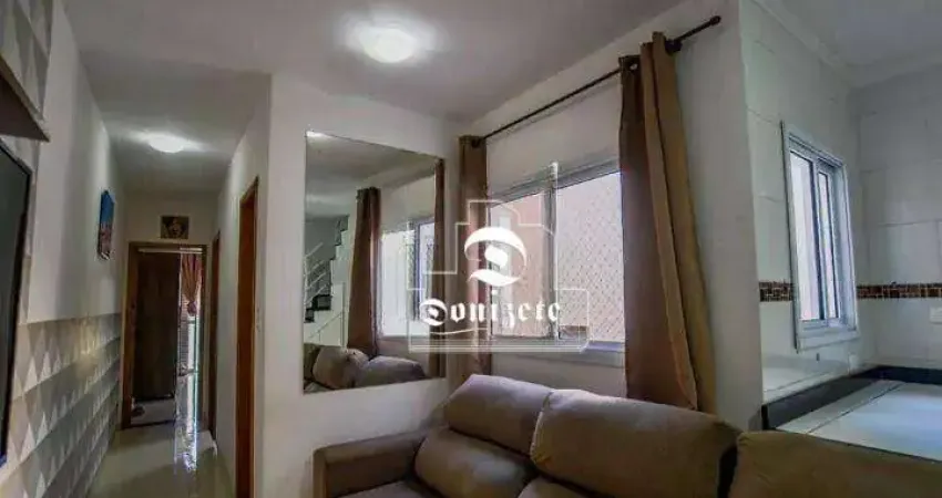 Cobertura com 2 dormitórios à venda, 105 m² por R$ 530.000,00 - Vila Scarpelli - Santo André/SP