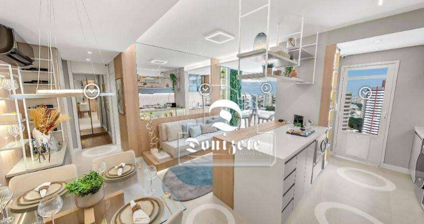 Apartamento com 2 dormitórios à venda, 72 m² por R$ 841.000,00 - Vila Assunção - Santo André/SP