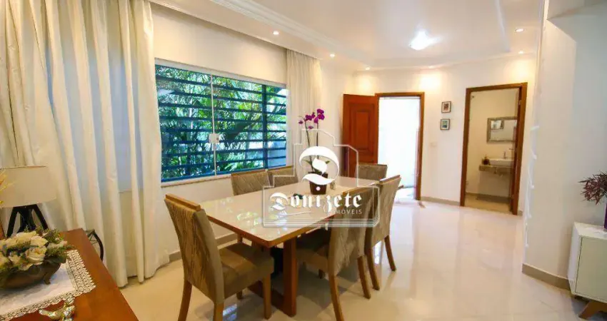 Sobrado para alugar, 236 m² por R$ 8.160,00/mês - Vila Bastos - Santo André/SP