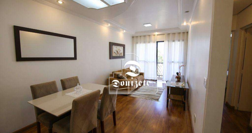 Apartamento com 2 dormitórios, 73 m² - venda por R$ 585.000,00 ou aluguel por R$ 3.627,01/mês - Jardim Bela Vista - Santo André/SP