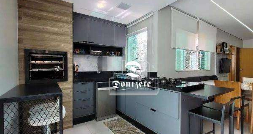 Cobertura com 3 dormitórios à venda, 120 m² por R$ 850.000,00 - Campestre - Santo André/SP