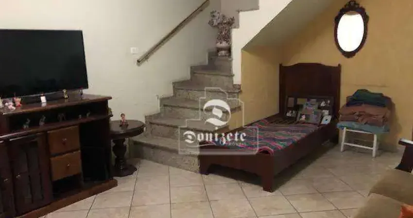 Sobrado com 3 dormitórios, 90 m² - venda por R$ 650.000,00 ou aluguel por R$ 4.500,01/mês - Campestre - Santo André/SP