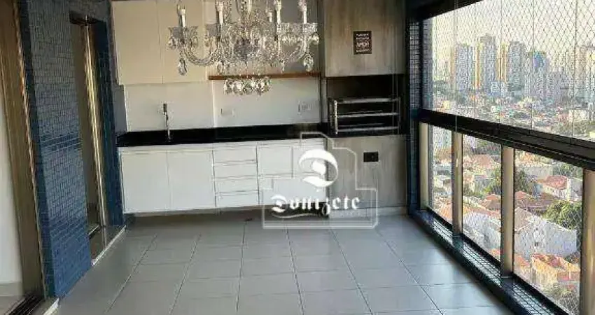 Apartamento com 4 dormitórios para alugar, 175 m² por R$ 13.054,00 - Jardim - Santo André/SP