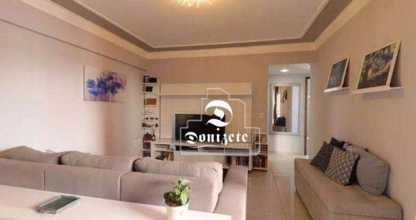 Apartamento com 3 dormitórios à venda, 89 m² por R$ 690.000,00 - Vila Valparaíso - Santo André/SP
