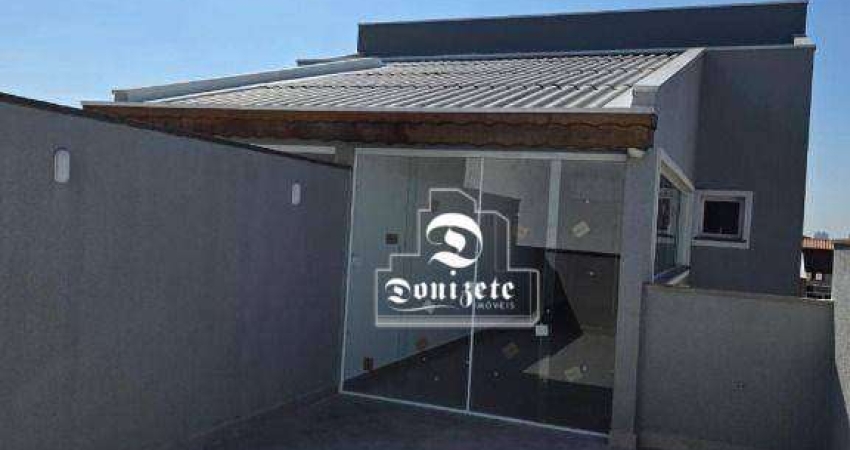 Cobertura com 2 dormitórios à venda, 95 m² por R$ 470.000,00 - Vila Camilópolis - Santo André/SP