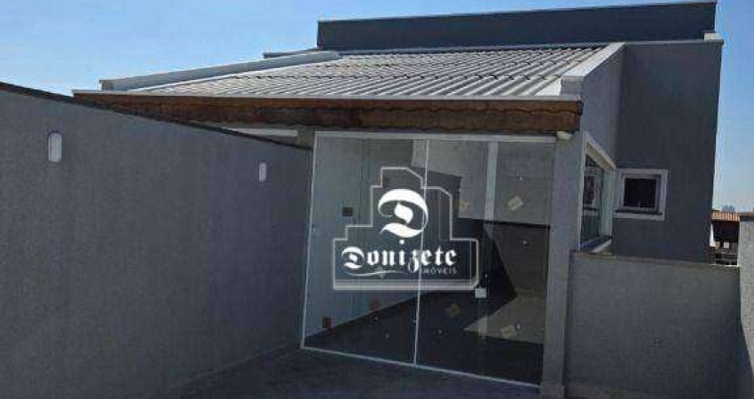 Cobertura com 2 dormitórios à venda, 96 m² por R$ 490.000,00 - Vila Camilópolis - Santo André/SP