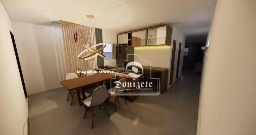 Cobertura com 2 dormitórios à venda, 105 m² por R$ 650.000,00 - Vila Bastos - Santo André/SP
