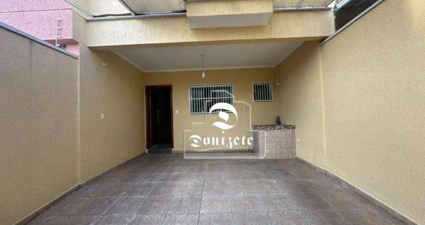 Sobrado com 3 dormitórios à venda, 92 m² por R$ 520.000,00 - Vila Linda - Santo André/SP