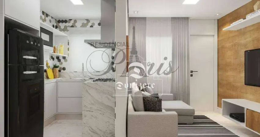 Sobrado com 2 dormitórios à venda, 76 m² por R$ 410.000,00 - Vila Príncipe de Gales - Santo André/SP