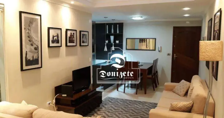 Apartamento com 2 dormitórios à venda, 70 m² por R$ 445.000,00 - Vila Pires - Santo André/SP