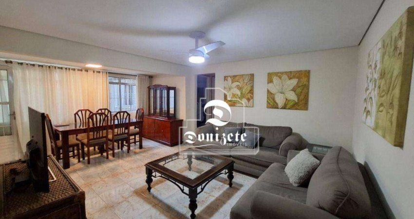 Casa com 5 dormitórios, 321 m² - venda por R$ 1.800.000,00 ou aluguel por R$ 15.299,00/mês - Vila Alzira - Santo André/SP