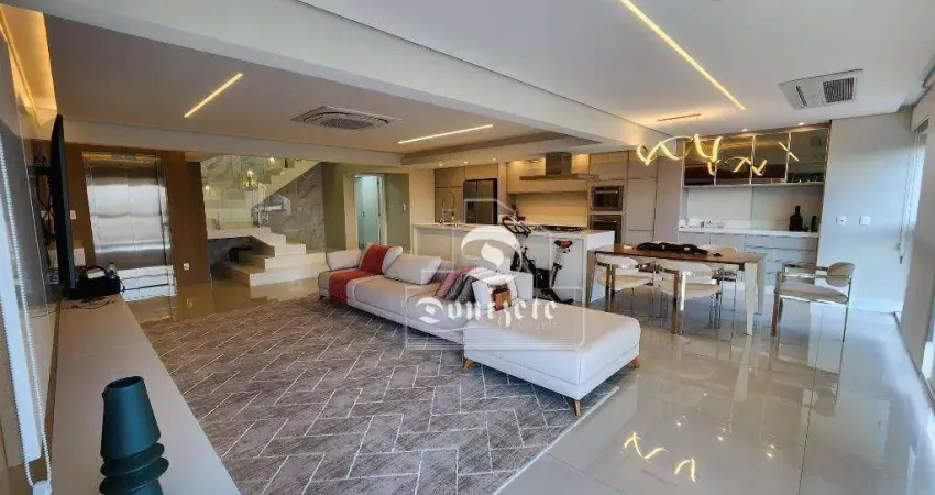 Cobertura com 4 dormitórios, 350 m² - venda por R$ 6.590.000,00 ou aluguel por R$ 33.565,93/mês - Jardim - Santo André/SP