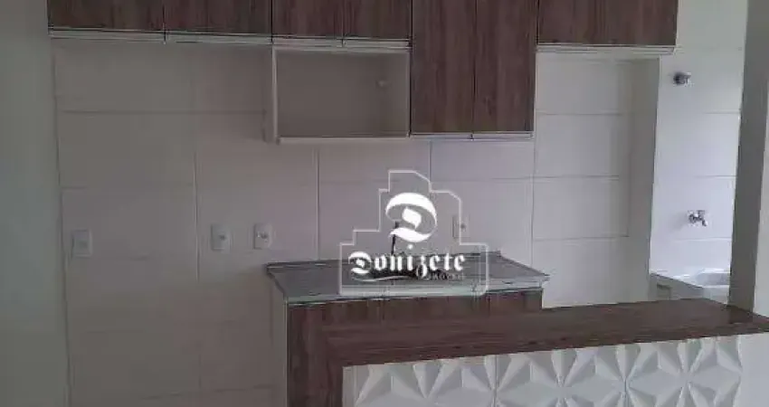 Apartamento com 2 dormitórios para alugar, 54 m² por R$ 2.450,01/mês - Vila Assunção - Santo André/SP