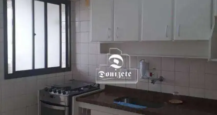 Apartamento com 2 dormitórios para alugar, 63 m² por R$ 2.667,51/mês - Vila Homero Thon - Santo André/SP