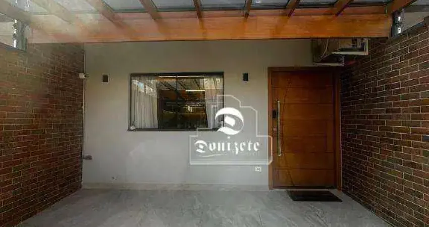 Sobrado com 2 dormitórios à venda, 125 m² por R$ 850.000,00 - Vila Alzira - Santo André/SP