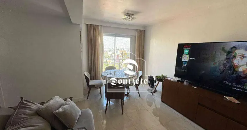 Apartamento com 3 dormitórios à venda, 75 m² por R$ 599.000,00 - Campestre - Santo André/SP