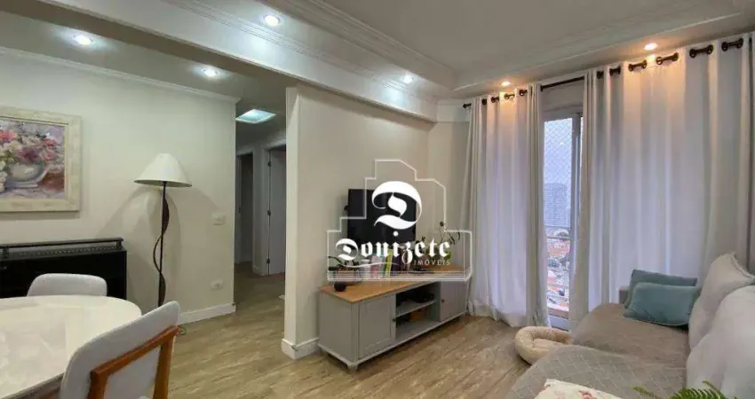 Apartamento com 3 dormitórios à venda, 75 m² por R$ 690.000,00 - Campestre - Santo André/SP