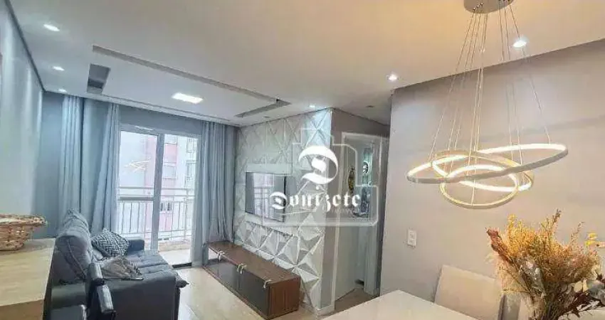 Apartamento com 2 dormitórios à venda, 55 m² por R$ 480.000,00 - Vila Pires - Santo André/SP