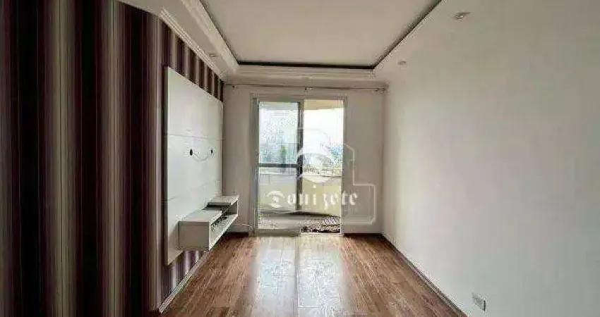 Apartamento com 2 dormitórios, 59 m² - venda por R$ 370.000,00 ou aluguel por R$ 3.110,66/mês - Vila América - Santo André/SP