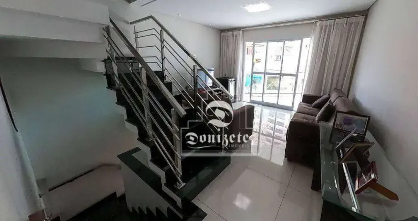Sobrado com 3 dormitórios, 152 m² - venda por R$ 860.000,00 ou aluguel por R$ 4.579,17/mês - Vila Assunção - Santo André/SP