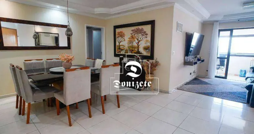Apartamento com 3 dormitórios à venda, 141 m² por R$ 1.325.000,00 - Vila Assunção - Santo André/SP