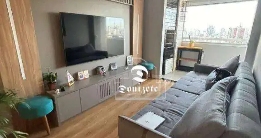 Apartamento com 3 dormitórios à venda, 90 m² por R$ 979.000,00 - Jardim Bela Vista - Santo André/SP