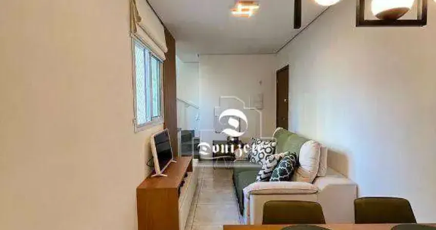Cobertura com 2 dormitórios à venda, 89 m² por R$ 580.000,00 - Campestre - Santo André/SP