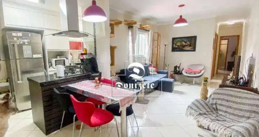 Cobertura com 2 dormitórios à venda, 138 m² por R$ 540.000,00 - Vila Pires - Santo André/SP