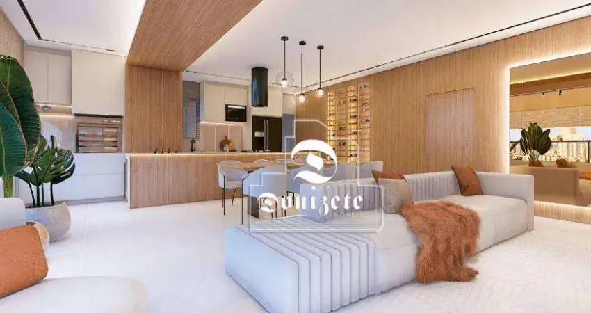 Apartamento com 3 dormitórios à venda, 130 m² por R$ 1.791.000,00 - Campestre - Santo André/SP